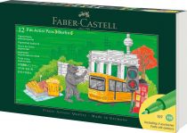 SET BERLIN FEUTRES PITT ARTIST PEN FABER CASTELL X12