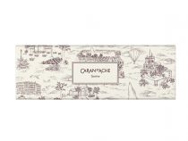 SET COULEUR CARAN D\'ACHE TOILE DE JOUY 10 Crayons Aquarellables