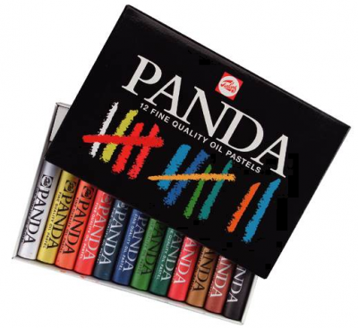 SET DE 12 PASTELS A L\'HUILE PANDA