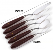 SET DE 5 COUTEAUX A PEINDRE