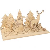 SET DE SILHOUETTES SUR SUPPORT LET IT SNOW