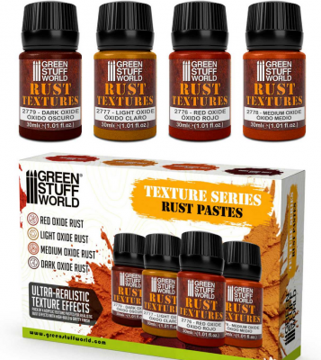 Set de textures rouill�es 30ml