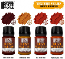 Set de textures rouill&eacute;es 30ml