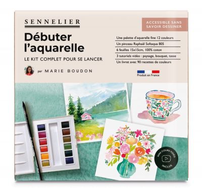 Set d�butant la petite Aquarelle collaboration Marie Boudon 