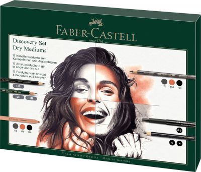 SET DECOUVERTE ART & GRAPHIC FABER CASTELL- 17 Pi�ces