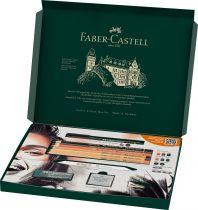 SET DECOUVERTE ART & GRAPHIC FABER CASTELL- 17 Pièces