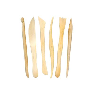 SET �BAUCHOIRS EN BOIS (6 pi�ces)