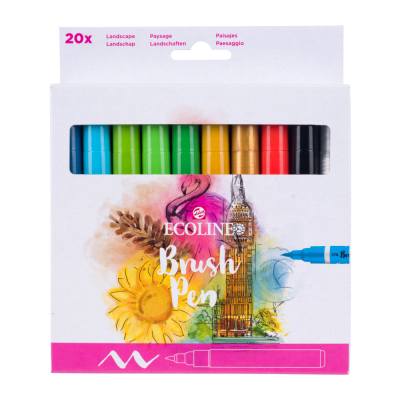 SET ECOLINE BRUSHPEN X 20