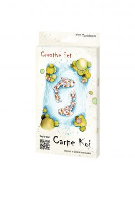 SET FEUTRES ABT TOMBOW CARPE KOI, 5 PIECES 