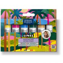 SET GOUACHE EXTRA-FINE LINEL 6X14ML NOLWENN STUDION
