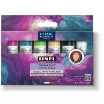 SET GOUACHE EXTRA-FINE LINEL 6X14ML PAWM