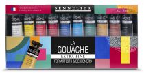SET GOUACHE EXTRAFINE 10X21ml SENNELIER