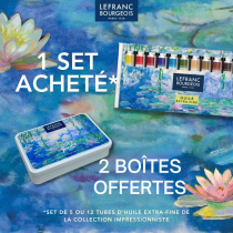 SET HUILE EXTRA FINE LEFRANC BOURGEOIS GIVERNY 12X20ML