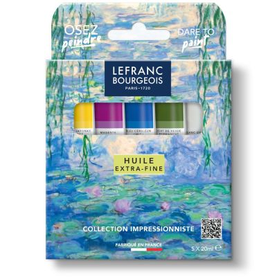 SET HUILE EXTRA FINE LEFRANC BOURGEOIS GIVERNY 5X20ML
