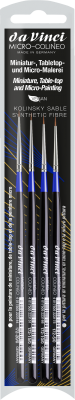 SET MICRO-COLINEO DA VINCI S�RIE 172 tailles 20/0, 15/0, 10/0, 5/0