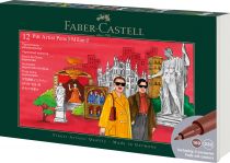 SET MILAN FEUTRES PITT ARTIST PEN FABER CASTELL X12