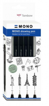 SET MONO DRAWING PEN FIN - 4 pièces