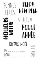 SET TAMPONS CLEAR MOTS NOEL A CROQUER