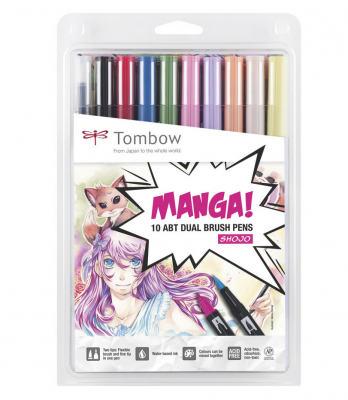 SET TOMBOW x10 MANGA SHOJO