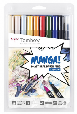 SET TOMBOW x10 MANGA SHONEN