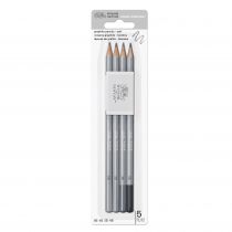 SET WINSOR & NEWTON Crayons Graphite X4 + Gomme