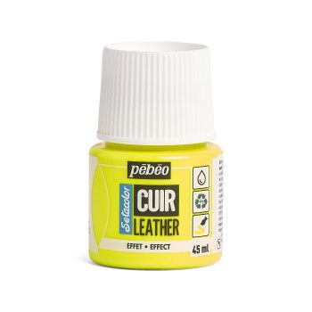 SETACOLOR CUIR 45ML -  FLUO JAUNE