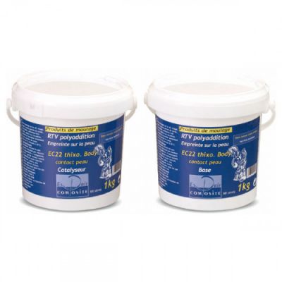 SILICONE RTV EC22 THIXO CONTACT PEAU BI-COMPOSANT - ESPRIT COMPOSITE - 2 KG