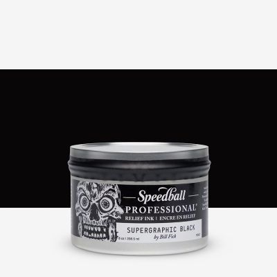 SPEEDBALL PROFESSIONAL RELIEF INK 236ml BLACK