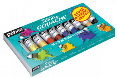 STARTER SET GOUACHE 10T20ML