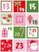 STICKERS CARRES SANTA BABY