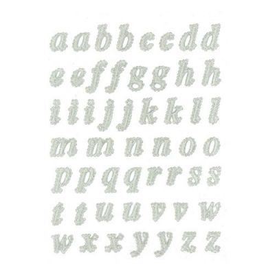 STICKERS DENTELLE 3D ALPHABET MINUSCULES