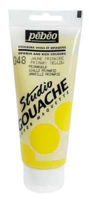 STUDIO GOUACHE 100ML JAUNE PRIMAIRE