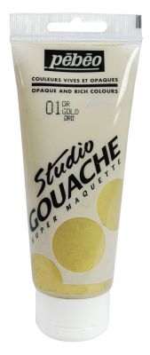 STUDIO GOUACHE 100ML OR