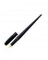 STYLO PLUME DESK PEN NOIR EXTRA FIN PLATINIUM