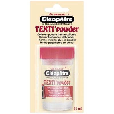 TEXTI\'POWDER 25ml - Colle en poudre Thermocollante-