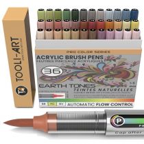 TOOLI MARQUER ACRYL 36 COULEURS POINTE BRUSH