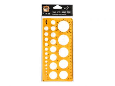 TRACE CERCLE PAIRS ET IMPAIRS 2 A 40MM WONDAY