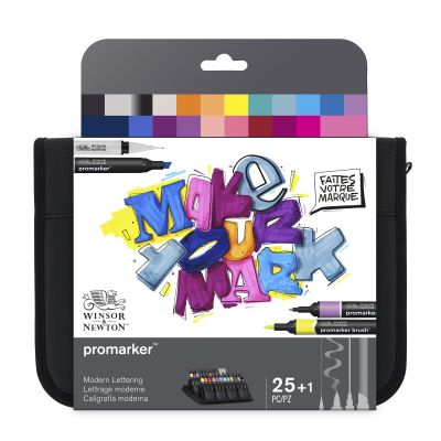 TROUSSE 24 PROMARKER ASSORTIS - LETTRAGE MODERNE