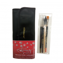 TROUSSE REMPLIE POUR L\'AQUARELLE : 5 Pinceaux