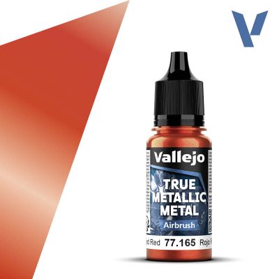 TRUE METALLIC METAL AIRBRUSH FORGED RED 18 ML