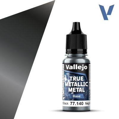 TRUE METALLIC METAL BASE OBSIDIAN BLACK 18 ML