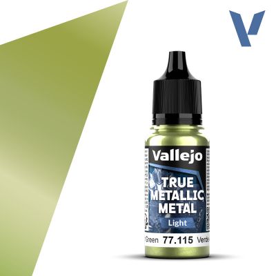 TRUE METALLIC METAL LIGHT AMBER GREEN 18 ML