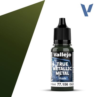 TRUE METALLIC METAL SHADE GREENISH GOLD 18 ML