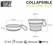 Verre pliable en silicone 170 ml