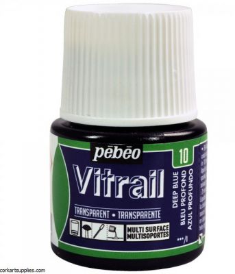 VITRAIL TRANSPARENT BLEU PROFOND 45ml