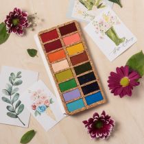 VIVIVA WATERCOLOR PANS SET -  SPRING 16 COLORS