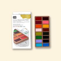 VIVIVA WATERCOLOR PANS SET -  SPRING 16 COLORS