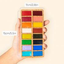 VIVIVA WATERCOLOR PANS SET -  SPRING 16 COLORS