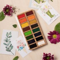VIVIVA WATERCOLOR PANS SET - ORIGINAL 16 COLORS
