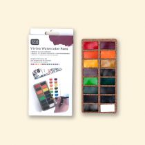 VIVIVA WATERCOLOR PANS SET - ORIGINAL 16 COLORS